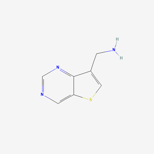 thieno[3,2-d]pyrimidin-7-ylmethanamine (CAS: 871013-29-5) - Chemical Structure and Molecular Formula 