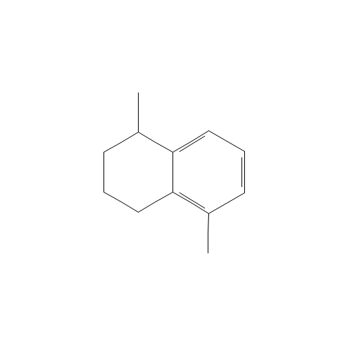 1,5-dimethyl-1,2,3,4-tetrahydronaphthalene (CAS: 21564-91-0) - Chemical Structure and Molecular Formula 