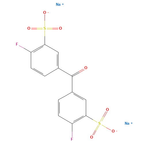 disodium;2-fluoro-5-(4-fluoro-3-sulfonatobenzoyl)benzenesulfonate (CAS: 210531-45-6) - Related Chemical Product