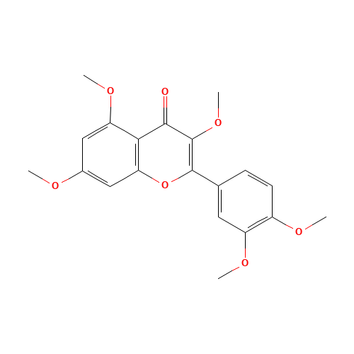 2-(3,4-dimethoxyphenyl)-3,5,7-trimethoxychromen-4-one (CAS: 1247-97-8) - Related Chemical Product