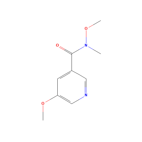N,5-dimethoxy-N-methylpyridine-3-carboxamide (CAS: 1045855-73-9) - Chemical Structure and Molecular Formula 