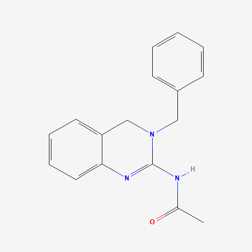 N-(3-benzyl-4H-quinazolin-2-yl)acetamide (CAS: 75063-86-4) - Chemical Structure and Molecular Formula 