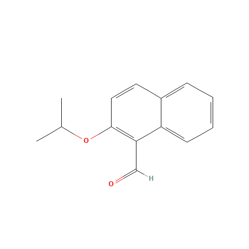 2-propan-2-yloxynaphthalene-1-carbaldehyde (CAS: 885-24-5) - Chemical Structure and Molecular Formula 