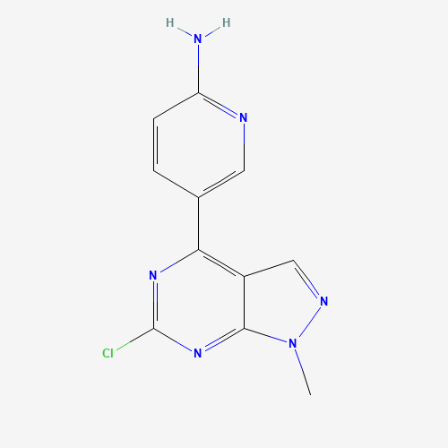 5-(6-chloro-1-methylpyrazolo[3,4-d]pyrimidin-4-yl)pyridin-2-amine (CAS: 1292902-32-9) - Related Chemical Product