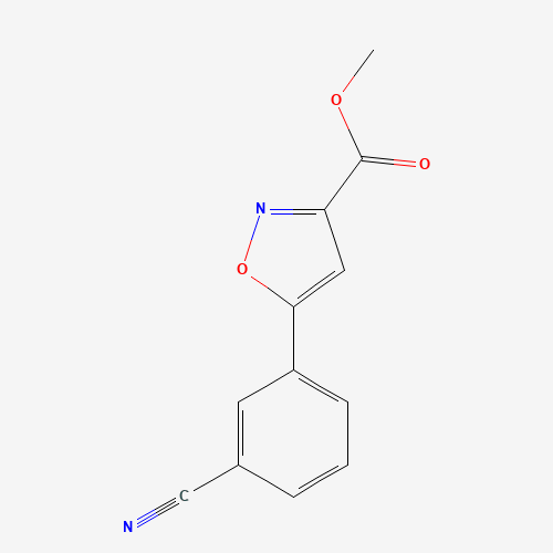 methyl 5-(3-cyanophenyl)-1,2-oxazole-3-carboxylate (CAS: 956360-06-8) - Related Chemical Product