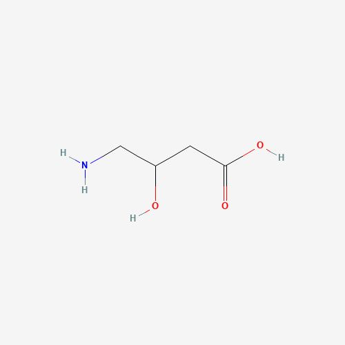 4-amino-3-hydroxybutanoic acid (CAS: 924-49-2) - Chemical Structure and Molecular Formula 