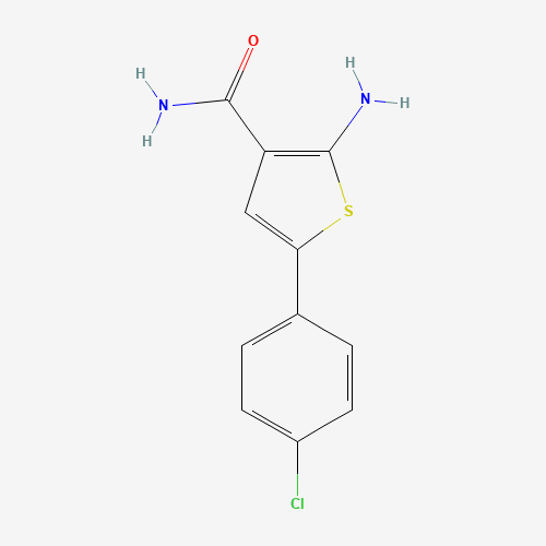 2-amino-5-(4-chlorophenyl)thiophene-3-carboxamide (CAS: 61019-17-8) - Related Chemical Product