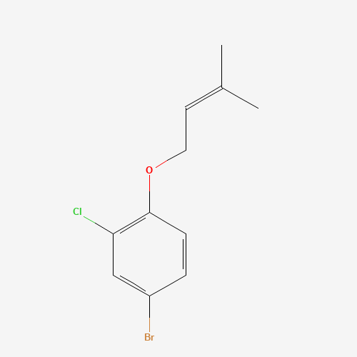 4-bromo-2-chloro-1-(3-methylbut-2-enoxy)benzene (CAS: 1350761-31-7) - Related Chemical Product