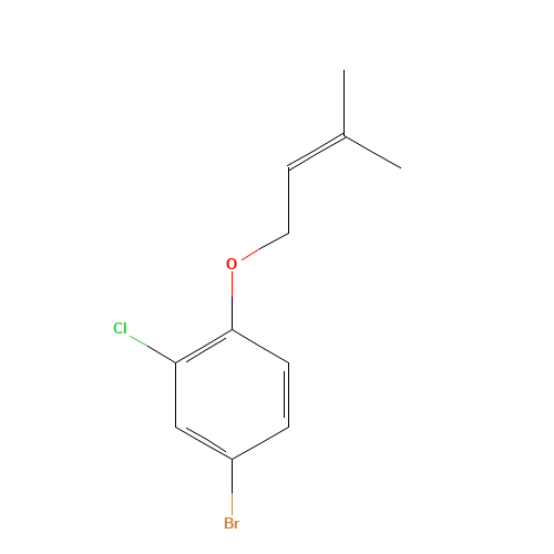 4-bromo-2-chloro-1-(3-methylbut-2-enoxy)benzene (CAS: 1350761-31-7) - Related Chemical Product