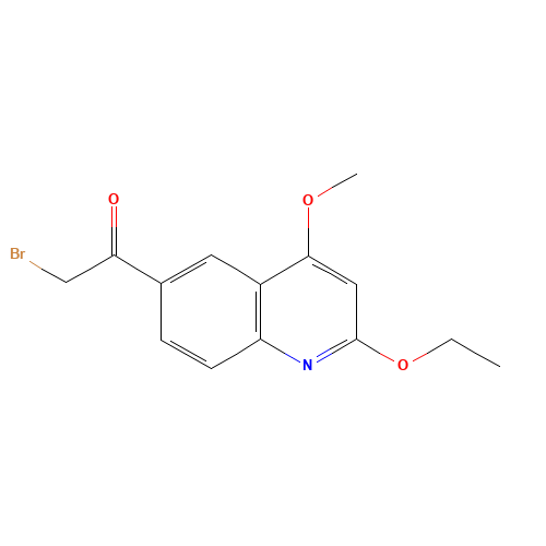 2-bromo-1-(2-ethoxy-4-methoxyquinolin-6-yl)ethanone (CAS: 83938-94-7) - Related Chemical Product