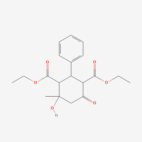 diethyl 4-hydroxy-4-methyl-6-oxo-2-phenylcyclohexane-1,3-dicarboxylate (CAS: 17572-39-3) - Related Chemical Product