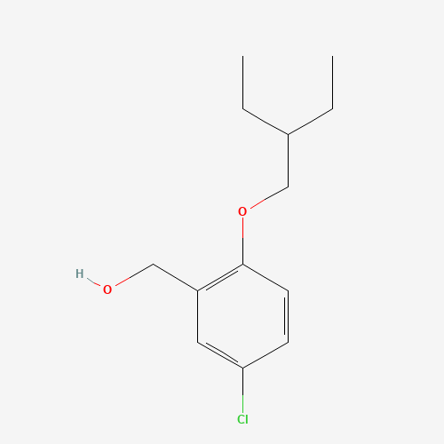 [5-chloro-2-(2-ethylbutoxy)phenyl]methanol (CAS: 1444368-24-4) - Related Chemical Product