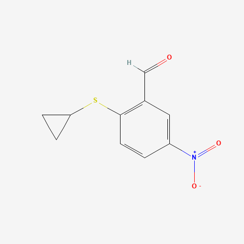 2-cyclopropylsulfanyl-5-nitrobenzaldehyde (CAS: 960234-41-7) - Related Chemical Product