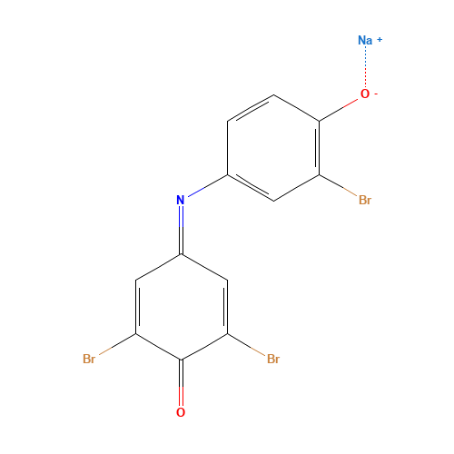 sodium;2-bromo-4-[(3,5-dibromo-4-oxocyclohexa-2,5-dien-1-ylidene)amino]phenolate (CAS: 123520-73-0) - Related Chemical Product