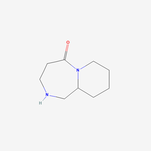 2,3,4,7,8,9,10,10a-octahydro-1H-pyrido[1,2-a][1,4]diazepin-5-one (CAS: 1000577-67-2) - Chemical Structure and Molecular Formula 