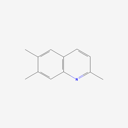 2,6,7-trimethylquinoline (CAS: 72681-37-9) - Chemical Structure and Molecular Formula 