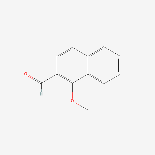 1-methoxynaphthalene-2-carbaldehyde (CAS: 50493-10-2) - Chemical Structure and Molecular Formula 
