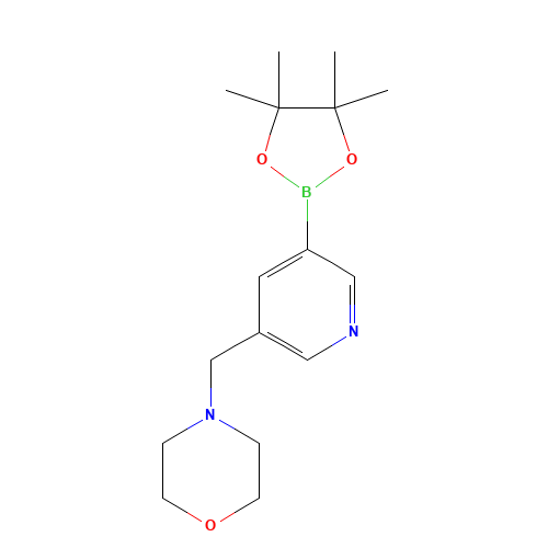 4-[[5-(4,4,5,5-tetramethyl-1,3,2-dioxaborolan-2-yl)pyridin-3-yl]methyl]morpholine (CAS: 919347-16-3) - Related Chemical Product
