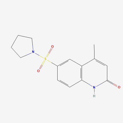 4-methyl-6-pyrrolidin-1-ylsulfonyl-1H-quinolin-2-one (CAS: 1199770-17-6) - Related Chemical Product