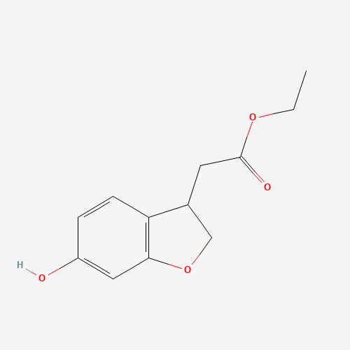 ethyl 2-(6-hydroxy-2,3-dihydro-1-benzofuran-3-yl)acetate (CAS: 652983-15-8) - Related Chemical Product