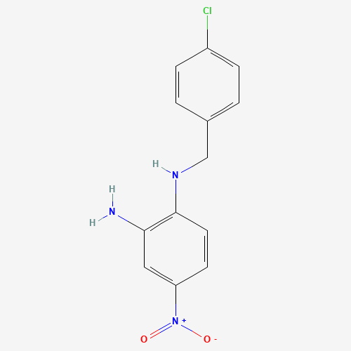 1-N-[(4-chlorophenyl)methyl]-4-nitrobenzene-1,2-diamine (CAS: 27099-29-2) - Related Chemical Product