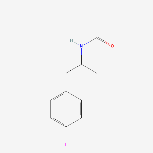 N-[1-(4-iodophenyl)propan-2-yl]acetamide (CAS: 113682-47-6) - Chemical Structure and Molecular Formula 