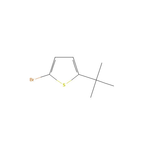 2-bromo-5-tert-butylthiophene (CAS: 93425-02-6) - Chemical Structure and Molecular Formula 