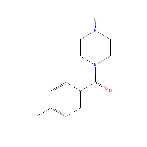 (4-methylphenyl)-piperazin-1-ylmethanone (CAS: 111752-26-2) - Chemical Structure and Molecular Formula 