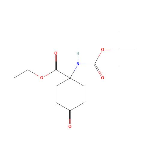 ethyl 1-[(2-methylpropan-2-yl)oxycarbonylamino]-4-oxocyclohexane-1-carboxylate (CAS: 1253791-63-7) - Related Chemical Product