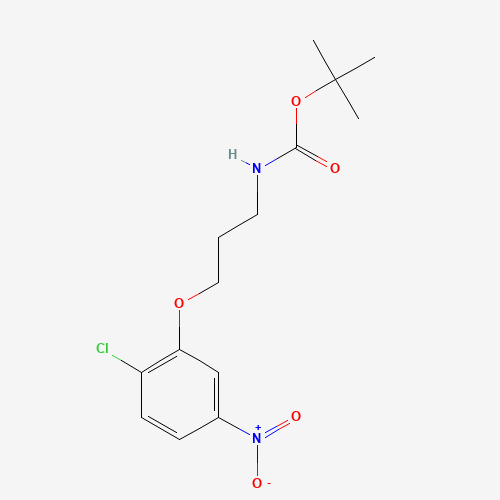 tert-butyl N-[3-(2-chloro-5-nitrophenoxy)propyl]carbamate (CAS: 1356009-15-8) - Related Chemical Product