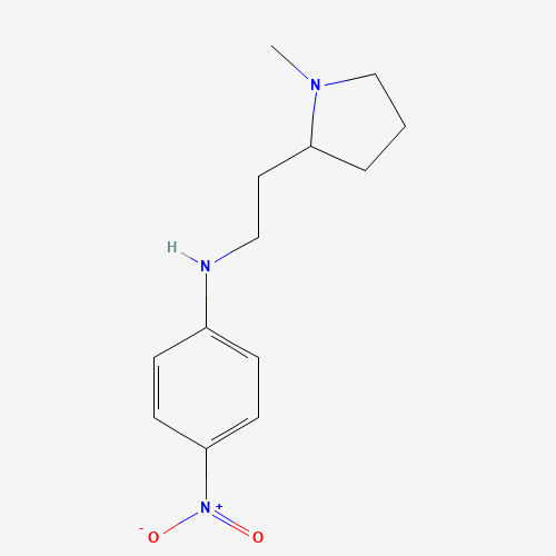 N-[2-(1-methylpyrrolidin-2-yl)ethyl]-4-nitroaniline (CAS: 1395029-86-3) - Related Chemical Product