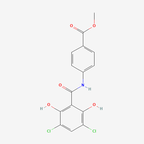 methyl 4-[(3,5-dichloro-2,6-dihydroxybenzoyl)amino]benzoate (CAS: 50505-03-8) - Related Chemical Product