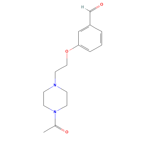 3-[2-(4-acetylpiperazin-1-yl)ethoxy]benzaldehyde (CAS: 1176548-69-8) - Related Chemical Product