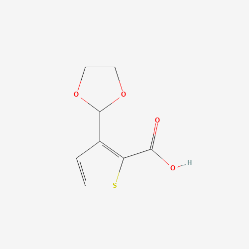 3-(1,3-dioxolan-2-yl)thiophene-2-carboxylic acid (CAS: 934570-44-2) - Related Chemical Product