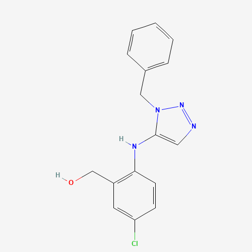 [2-[(3-benzyltriazol-4-yl)amino]-5-chlorophenyl]methanol (CAS: 1611444-58-6) - Related Chemical Product
