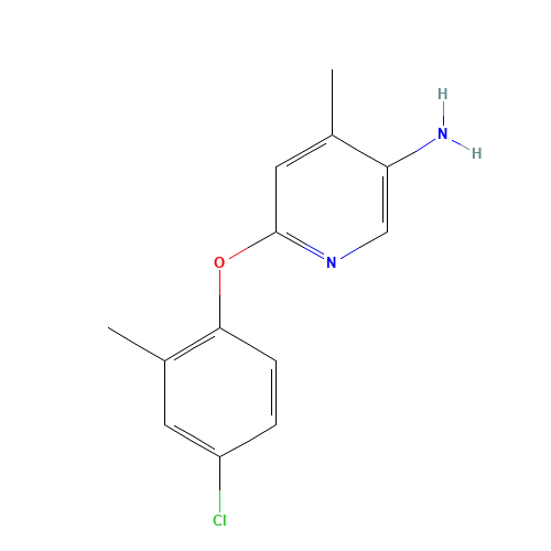 6-(4-chloro-2-methylphenoxy)-4-methylpyridin-3-amine (CAS: 224187-29-5) - Related Chemical Product