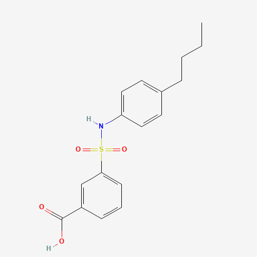 3-[(4-butylphenyl)sulfamoyl]benzoic acid (CAS: 377769-55-6) - Related Chemical Product