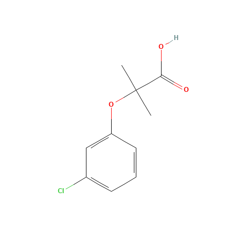 2-(3-chlorophenoxy)-2-methylpropanoic acid (CAS: 17413-73-9) - Related Chemical Product