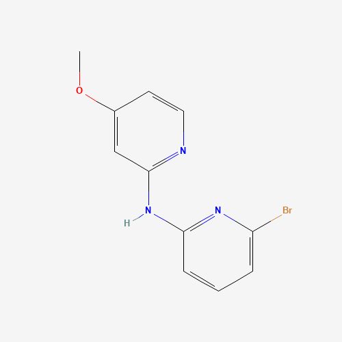 6-bromo-N-(4-methoxypyridin-2-yl)pyridin-2-amine (CAS: 1411985-57-3) - Chemical Structure and Molecular Formula 