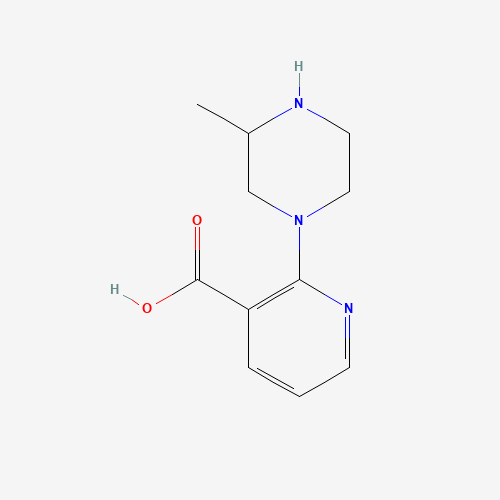 2-(3-methylpiperazin-1-yl)pyridine-3-carboxylic acid (CAS: 889957-87-3) - Chemical Structure and Molecular Formula 