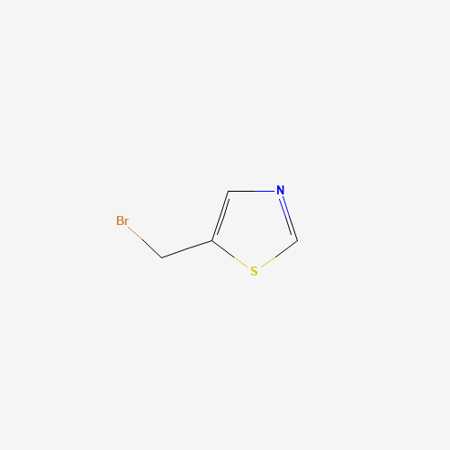 5-(bromomethyl)-1,3-thiazole (CAS: 167998-61-0) - Chemical Structure and Molecular Formula 