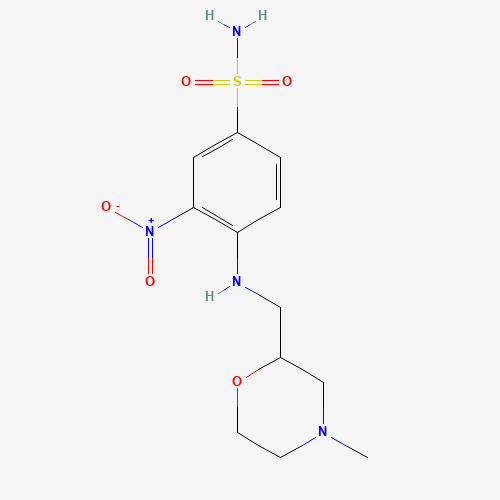 4-[(4-methylmorpholin-2-yl)methylamino]-3-nitrobenzenesulfonamide (CAS: 1257046-40-4) - Related Chemical Product