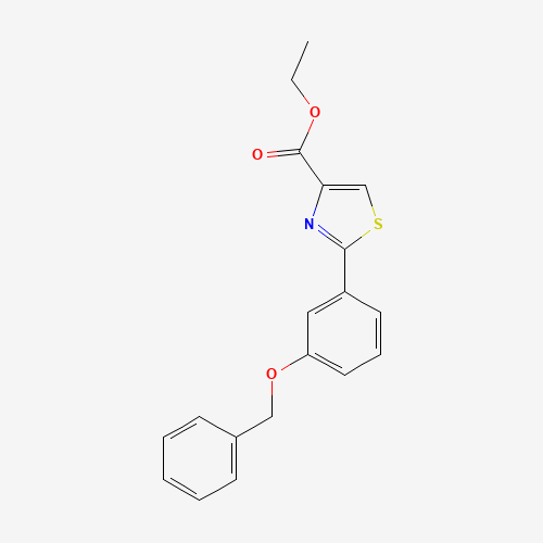 ethyl 2-(3-phenylmethoxyphenyl)-1,3-thiazole-4-carboxylate (CAS: 885278-60-4) - Related Chemical Product