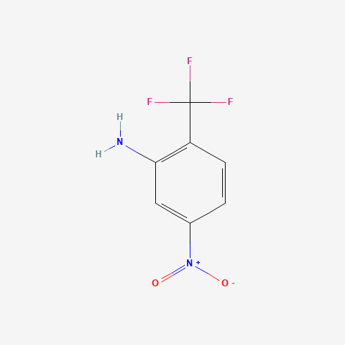 5-nitro-2-(trifluoromethyl)aniline (CAS: 393-49-7) - Chemical Structure and Molecular Formula 