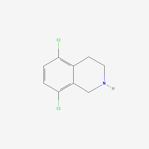 5,8-dichloro-1,2,3,4-tetrahydroisoquinoline (CAS: 89315-57-1) - Chemical Structure and Molecular Formula 