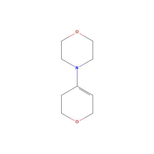 4-(3,6-dihydro-2H-pyran-4-yl)morpholine (CAS: 72250-03-4) - Chemical Structure and Molecular Formula 