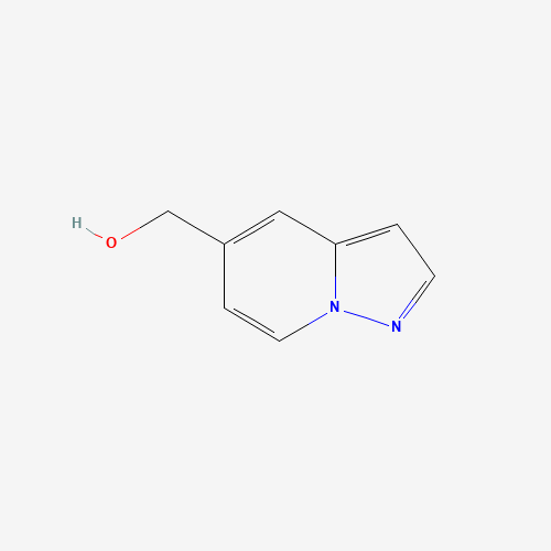 pyrazolo[1,5-a]pyridin-5-ylmethanol (CAS: 474432-57-0) - Chemical Structure and Molecular Formula 