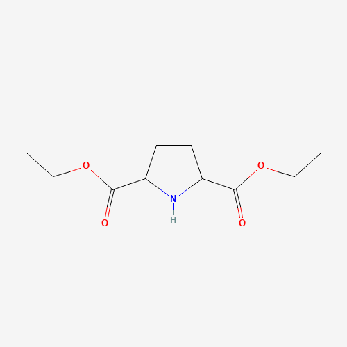 diethyl pyrrolidine-2,5-dicarboxylate (CAS: 41994-50-7) - Chemical Structure and Molecular Formula 
