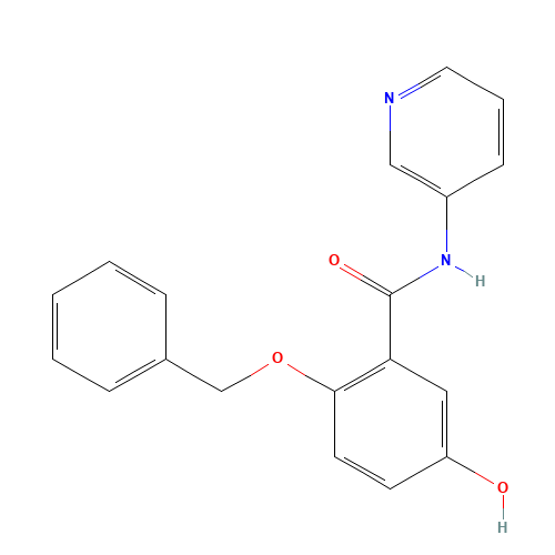 5-hydroxy-2-phenylmethoxy-N-pyridin-3-ylbenzamide (CAS: 1285517-76-1) - Related Chemical Product