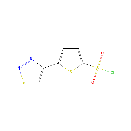 5-(thiadiazol-4-yl)thiophene-2-sulfonyl chloride (CAS: 320421-81-6) - Related Chemical Product